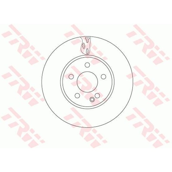 TRW DF6745S Fren Diski Ön Vito W447 14- Havalı 300Mm 