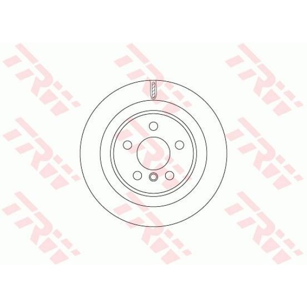 TRW DF6755 Fren Diski Arka Bmw 2 14- Bmw X1 15- 