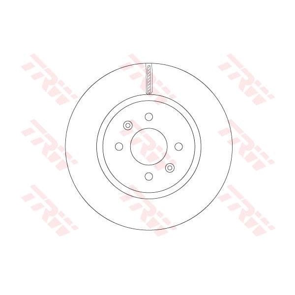 TRW DF6842 Fren Diski On- Havalı - 280-4 - Hyundai I20 2014 - Kia Rio 1.1-1.4 CRDI 2011- 