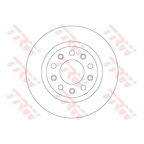 TRW DF8070 Fren Diski Arka Gıulıetta 10- Düz 264Mm 