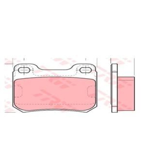 TRW GDB1346 Fren Balatası Arka Vectra B Omega B 93-04 / 900 93- 9-3 98- 9-5 98-