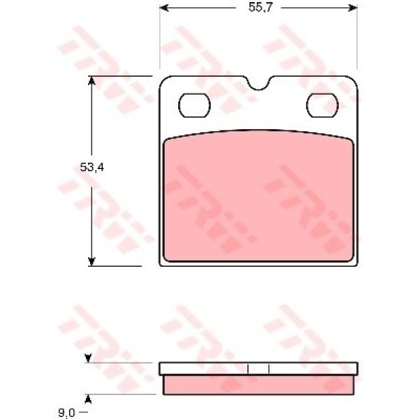 TRW GDB1641 Fren Balatası Arka R8 07- 4.2 Fsı 5.2 Fsı / S-Type 04-09 2.5 V6 2.7D 4.2 V8 Xk 06- 3.6 4 