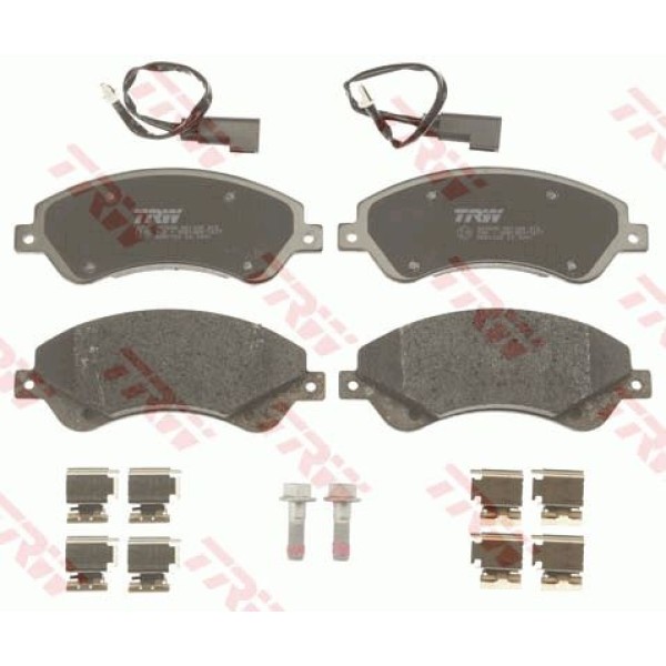 TRW GDB1723 Fren Balatası Ön Fişli Transit V347 06- Önden Çekıslı