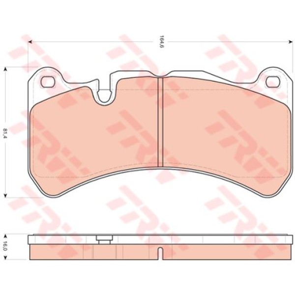 TRW GDB1739 Fren Balatası Ön Mercedes Benz Clk 02-10 -Slk 04-11