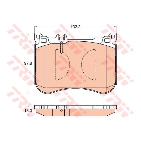 TRW GDB2019 Fren Balatası Ön Mercedes R231 Sl 350 12- 500 12- 400 13-