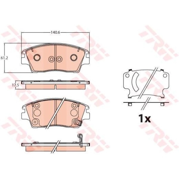 TRW GDB2197 Disk Balata Ön Hyundai Tucson Tl. Tle 2015 