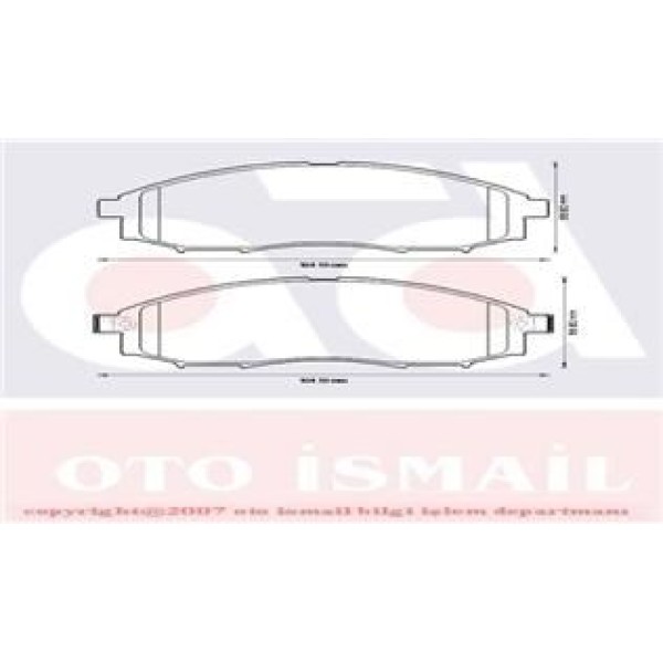 TRW GDB3340 Fren Balatası Ön Pathfınder 97-04 Pıck-Up D23 Skystar 02-05 Yd25