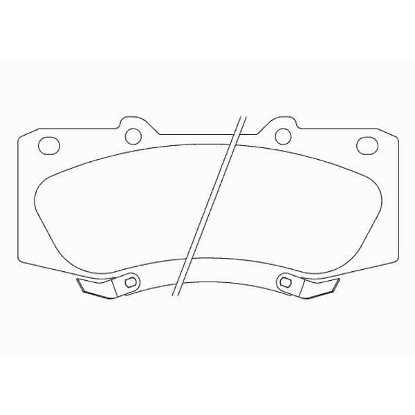 TRW GDB3534 Fren Balatası Ön Hı-Lux Pıck-Up 07- 
