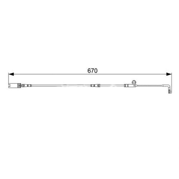TRW GIC187 Fren Balata Fişi Ön Bmw 5 E60 E61 E63 E64 03- Bmw 6 M6 05- 