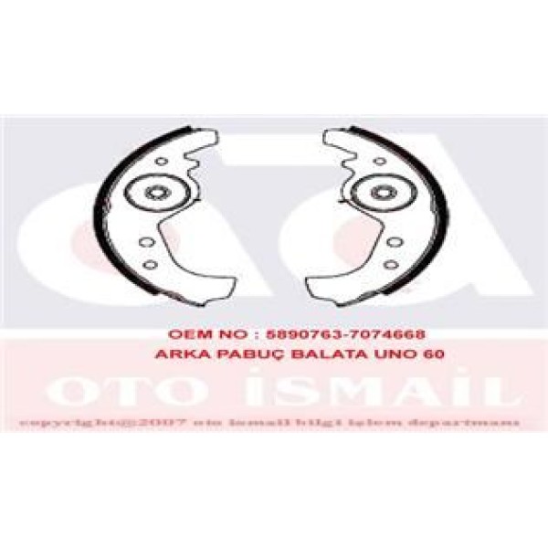 TRW GS8160 Kampana Balata Uno 60 185X31 