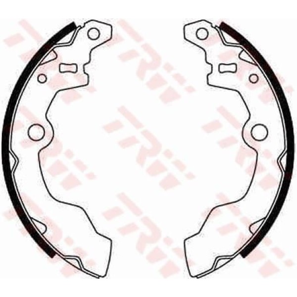 TRW GS8302 Kampana Balata Justy 84- / Alto 86- 180X31