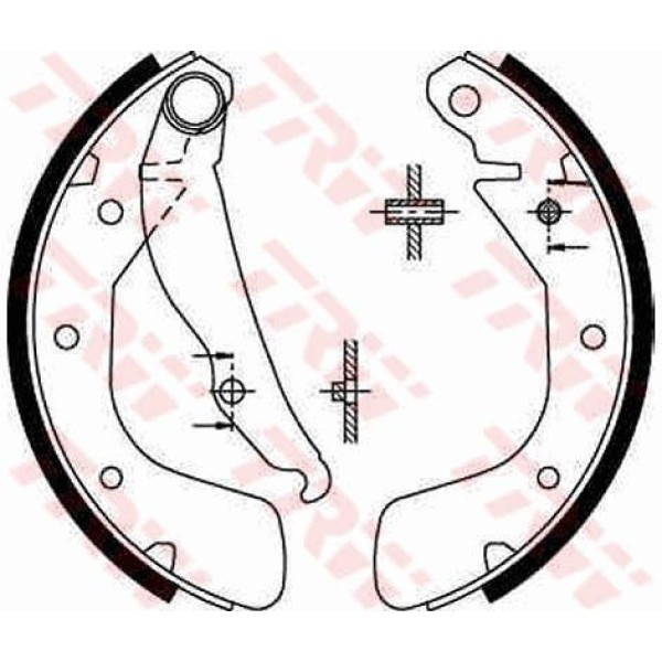 TRW GS8543 Kampana Balata Astra F 91-98 Vectra A 93-95 Corsa C 00- / Lacetti 05- 200X46