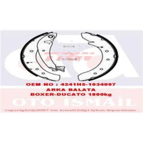 TRW GS8546 Kampana Balata 18Q Scudo 07- Ducato 94-02 / Expert 07- Boxer 94-02 / Jumpy 07- Jumper 94-