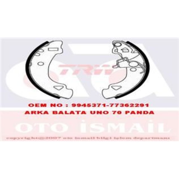 TRW GS8566 Kampana Balata Uno 70 Panda 86-04 185X31