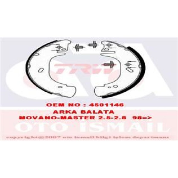 TRW GS8630 Kampana Balata Master II 98- / Movano A 98- 280X65