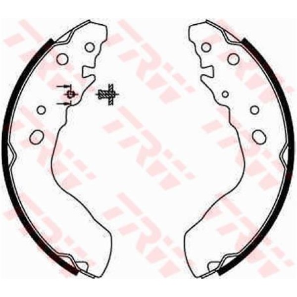 TRW GS8641 Kampana Balata Vitara 94-98 254X47 