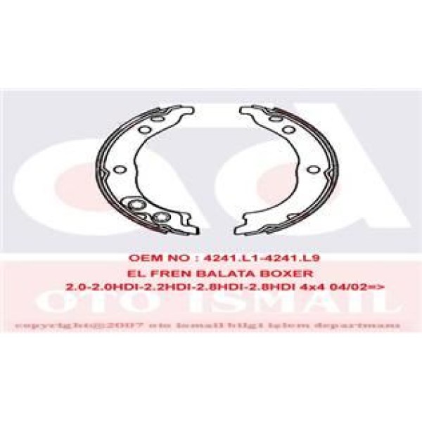 TRW GS8715 El Fren Balatası Ducato 02- / Boxer 02- / Jumper 02- 172X42