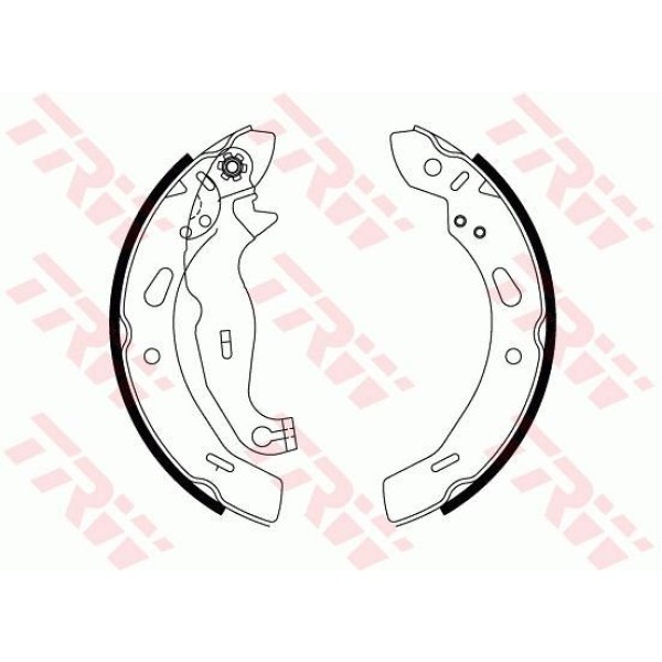 TRW GS8814 Kampana Balata Fiesta VI 08- / Mazda 2 07- 