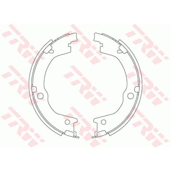 TRW GS8829 El Fren Balatası Santafe 06- Starex H1 01-07 190X26 