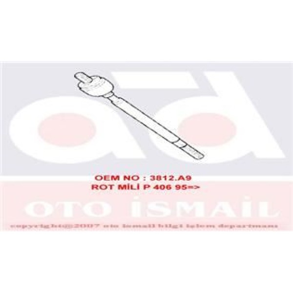 TRW JAR172 Rot Mili 406 95- Em / Xantıa 