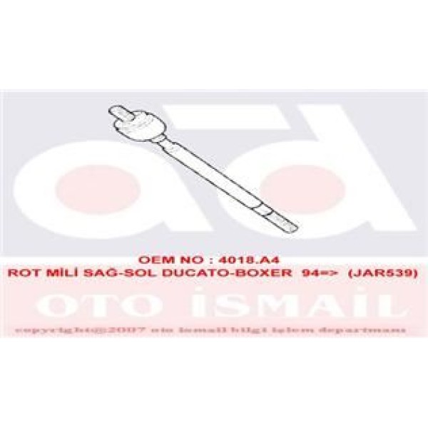 TRW JAR499 Rot Mili Ducato / Boxer / Jumper 94-06 14Q 18Q 