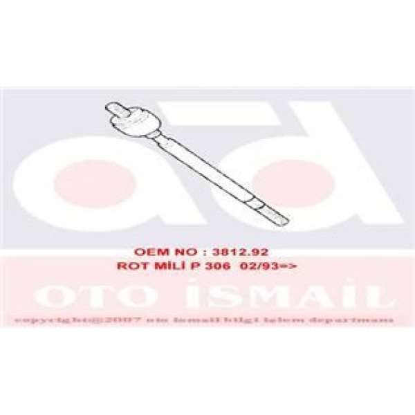 TRW JAR509 Rot Mili 306 93- Partner / Zx Xsara Berlingo 355Mm 