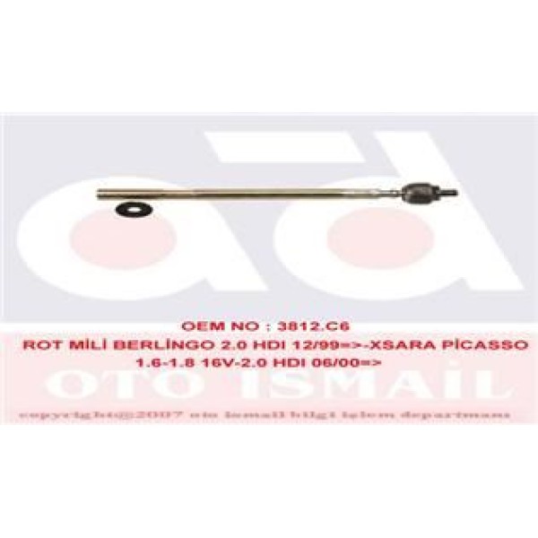 TRW JAR648 Rot Mili Partner II 03-08 / Xsara Picasso Berlingo II 1.6 HDI 2.0 HDI