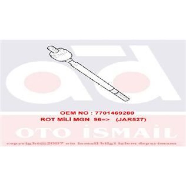 TRW JAR654 Rot Mili Megane 96- Scenic 2.0 