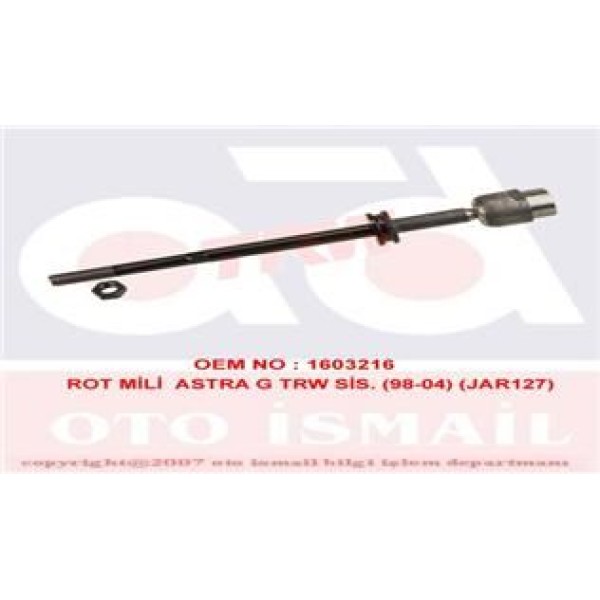 TRW JAR957 Rot Mili Astra G 98-04 Astra H 04- Zafira Trw Sıs. 