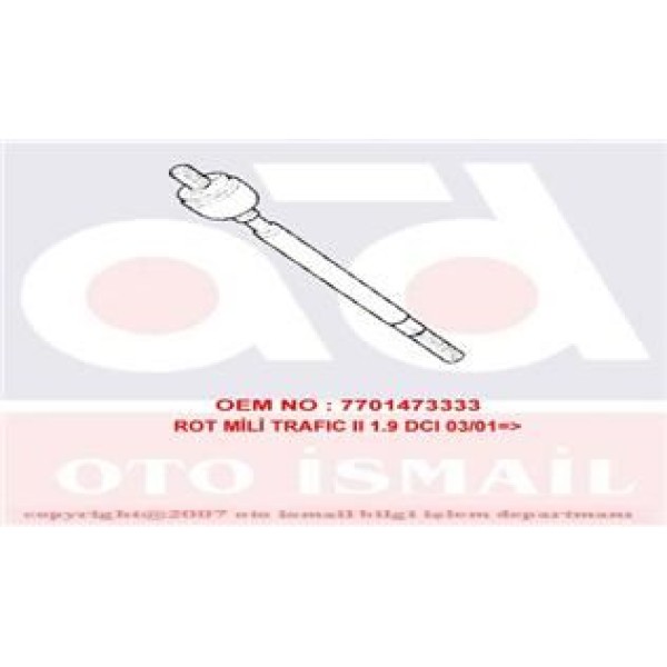 TRW JAR990 Rot Mili Trafic II 01- / Vivaro 01- / Primaster 01- 