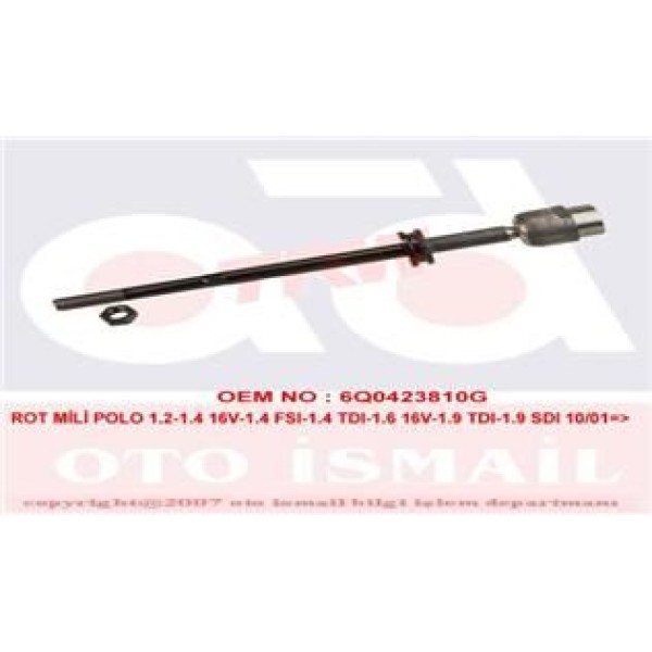 TRW JAR996 Rot Mili Polo 9N 01- / Cordoba 02- Ibiza IV 02- / Fabia 99- Roomster 06-