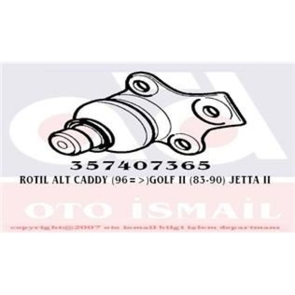 TRW JBJ210 Rotil Golf II III Polo Classıc Passat 87- Caddy II 96- 