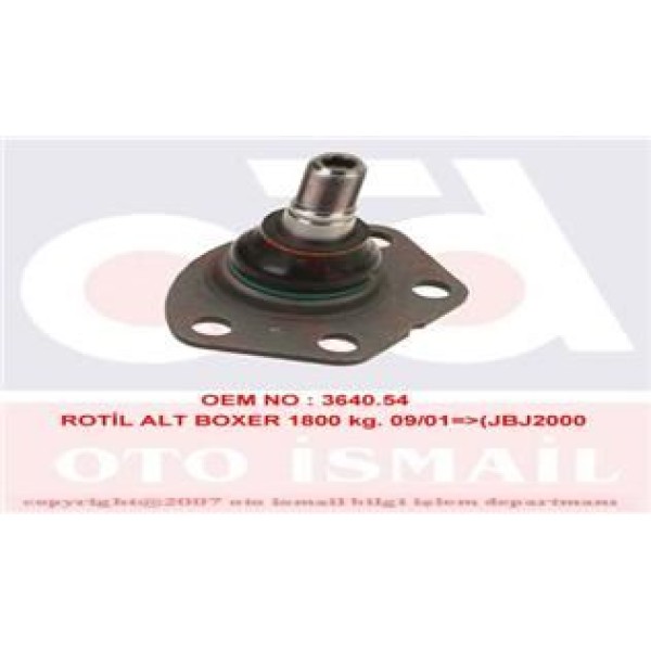 TRW JBJ717 Rotil Alt Ducato II / Boxer II / Jumper II 01- Kalın Konik 18Q