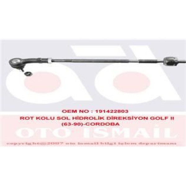 TRW JRA219 Rot Mili Sol Golf II Polo Classıc Jetta II 84-92 Caddy II 95- / Cordoba 93-99 Toledo 91-9