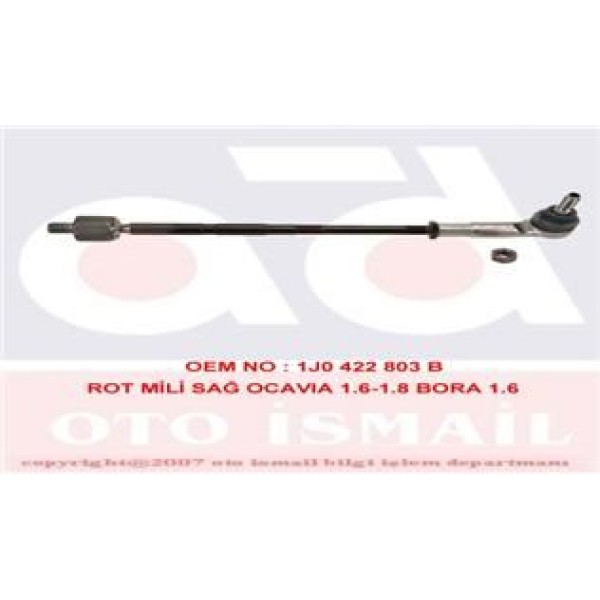 TRW JRA512 Rot Mili Sağ Golf IV 98- Bora 98- / A3 96- / Toledo 98- / Octavia 96- Rotbaslı