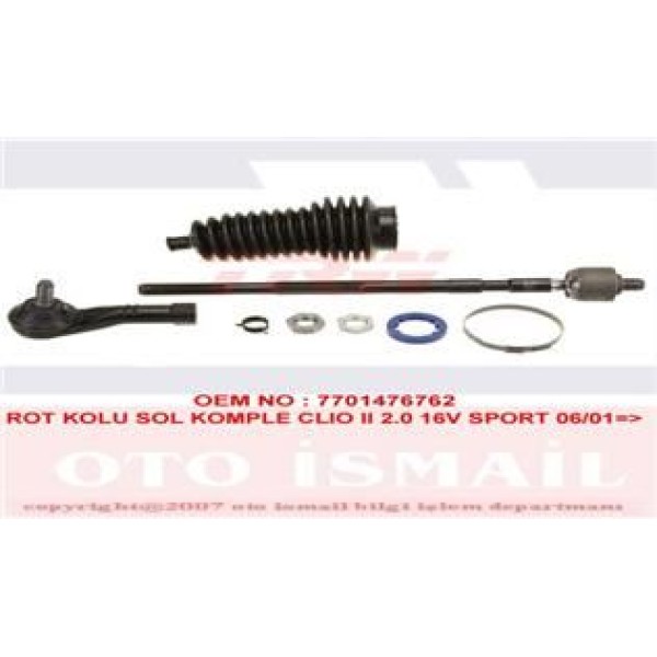 TRW JRA538 Rot Mili Sol CLIO II 01- 2.0 16V Sport Komple