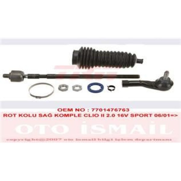 TRW JRA539 Rot Mili Sağ CLIO II 01- 2.0 16V Sport Komple 