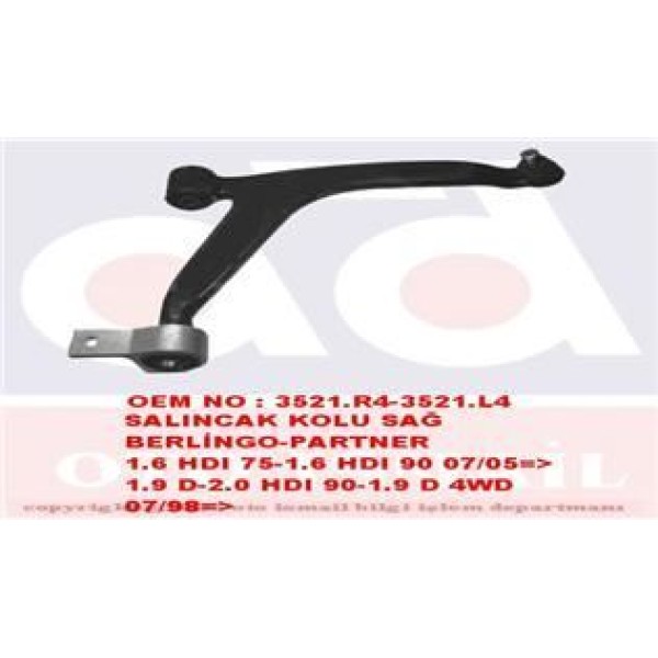 TRW JTC1202 Salıncak Sağ Xsara 1.4HDI 1.6 16V 1.8Vts 1.9 2.0 16V 99- Güçlendırılmı? ?Asıye Sahıp Ara 