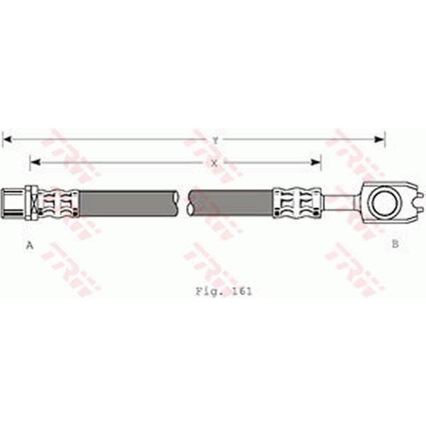 TRW PHD557 Fren Hortumu Arka Sağ Sol Polo 94-01 Passat / A6 97-05 1.8 Aks Iç 