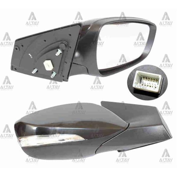 TAIWAN 876203X160 Ayna Dış Dikiz Elantra 11-16 Elektrikli Sinyalli Isıtmalı Sağ 