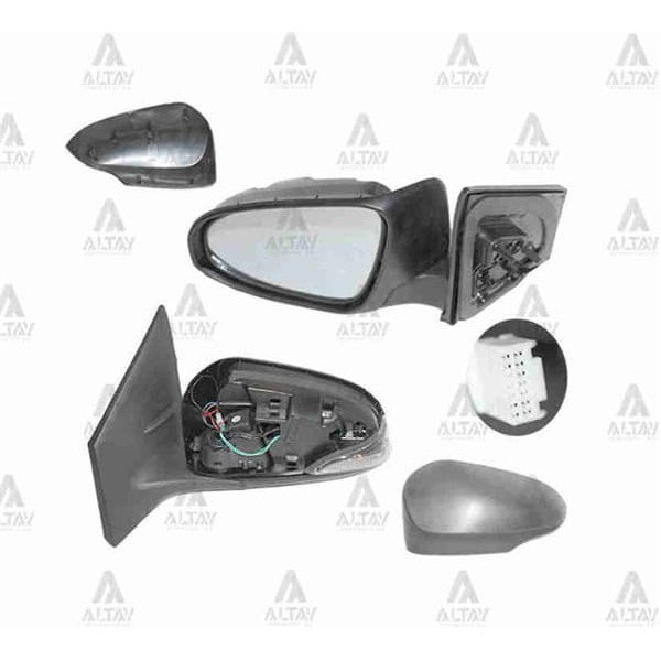 TAIWAN 8,794002E-56 Ayna Dış Dikiz Auris 13= Elektrikli Isıtmalı Sinyalli Otomatik Katlanır 9 Fiş So 