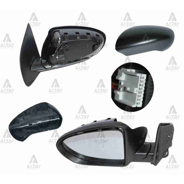 TAIWAN TH1875HEL Ayna Dış Dikiz Qashqai 07-13 Elektrikli Isıtmalı Sol