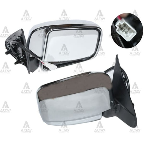 TAIWAN YT7119CER Ayna Dış Dikiz B-2500 00-06 Elektrikli Krom Sağ 