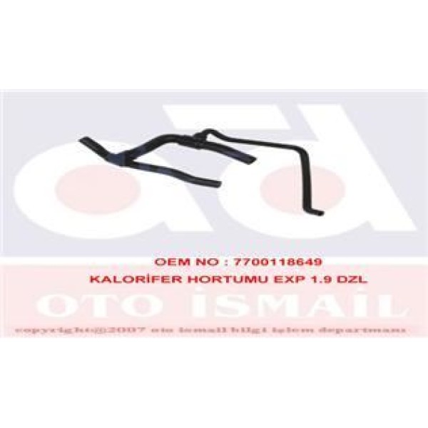 ÜÇEL 15528A Kalorifer Hortumu Express 1.9D