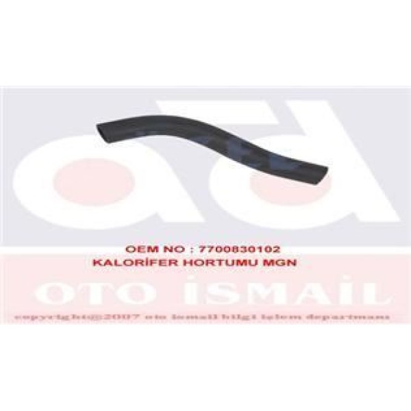 ÜÇEL 15555 Kalorifer Hortumu Megane I Scenic I 2.0 8V F3R 