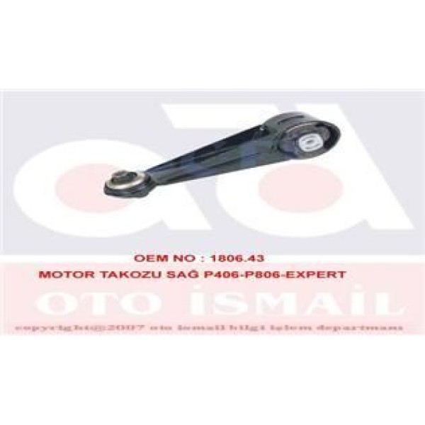 ÜÇEL 41519 Motor Takozu Sağ 406 607 806 Expert