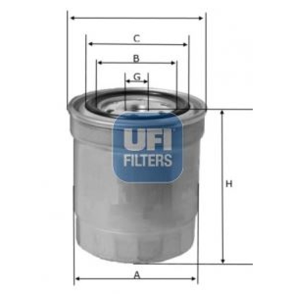 UFI 24.083.00 Yakıt Filtresi 