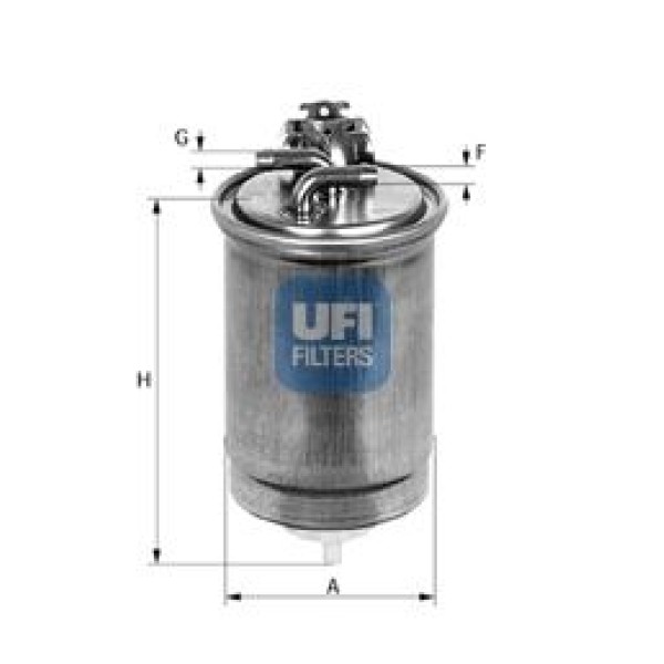 UFI 24.424.00 Mazot Filtresi Passat 00-05 / A4 02-04 A6 97-05 A8 00-02 2.5 TDI