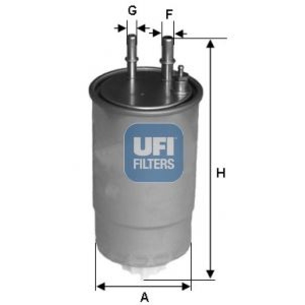 UFI 24.ONE.0B Mazot Filtresi Boxer 11- 3.0 HDI / Jumper / Accent Era 09- Getz 06- Euro5 