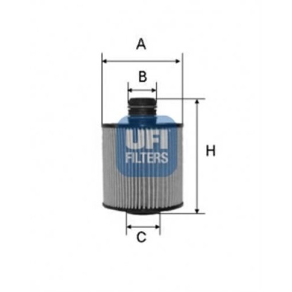 UFI 25.083.00 Yağ Filtresi 500 X 14- Linea Egea Doblo 10- Fiorino 09- Freemont 11- Bravo 08- Punto G